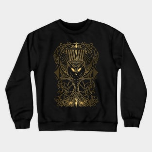 Mystical Golden Owl. Crewneck Sweatshirt